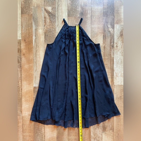 H&M Black Embellished Tiered Mini Dress - Picture 5 of 8